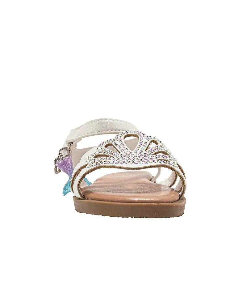 Bebe Big Girls Fashion Sandals – Dressy Shoes with rs Logo and Hanging Charms