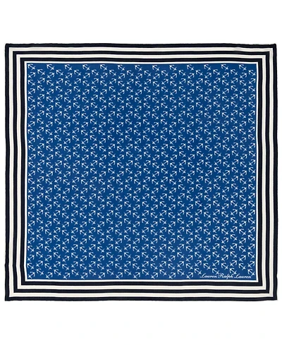 Lauren Ralph Nautical Small Square Scarf