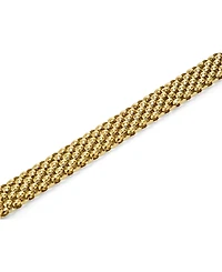 Olivia Burton Women's Chequerboard Link Gold Tone Stainless Steel Bracelet