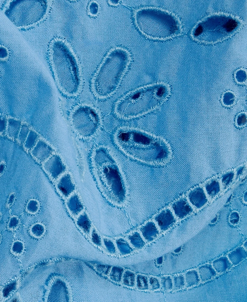 On 34th Women's Cotton Solid Eyelet Midi Skirt, Macy's Exclusive