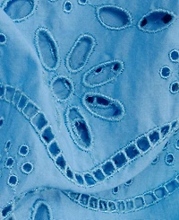 On 34th Women's Cotton Solid Eyelet Midi Skirt, Macy's Exclusive