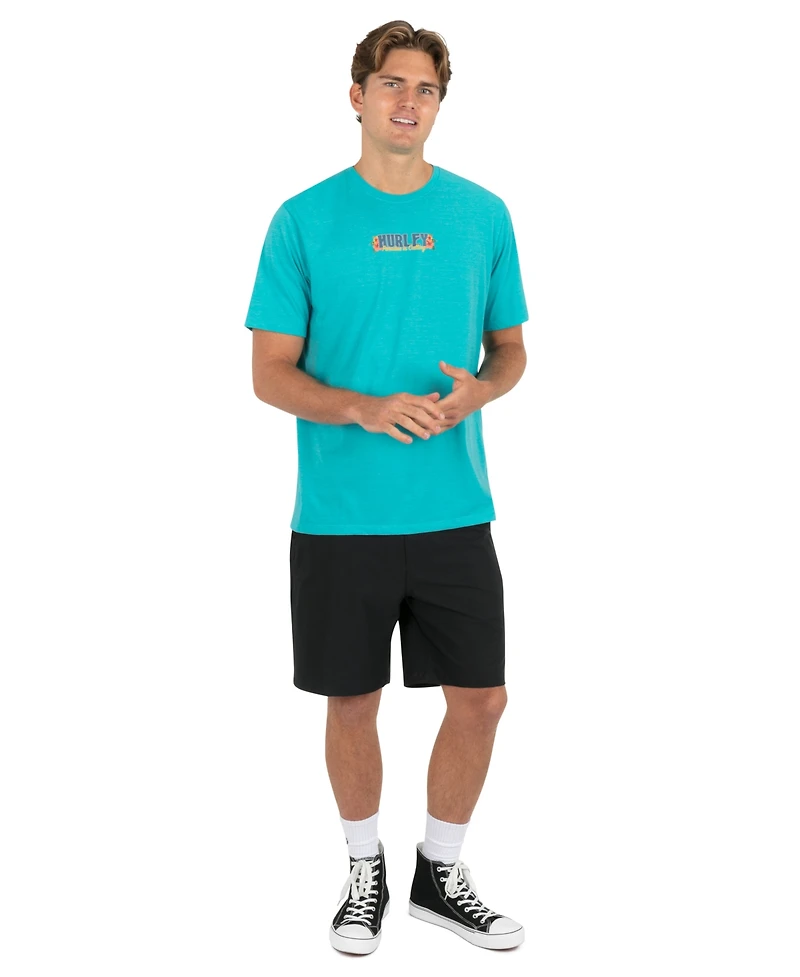 Hurley Men's Sippin On Paradise Short-Sleeve T-Shirt