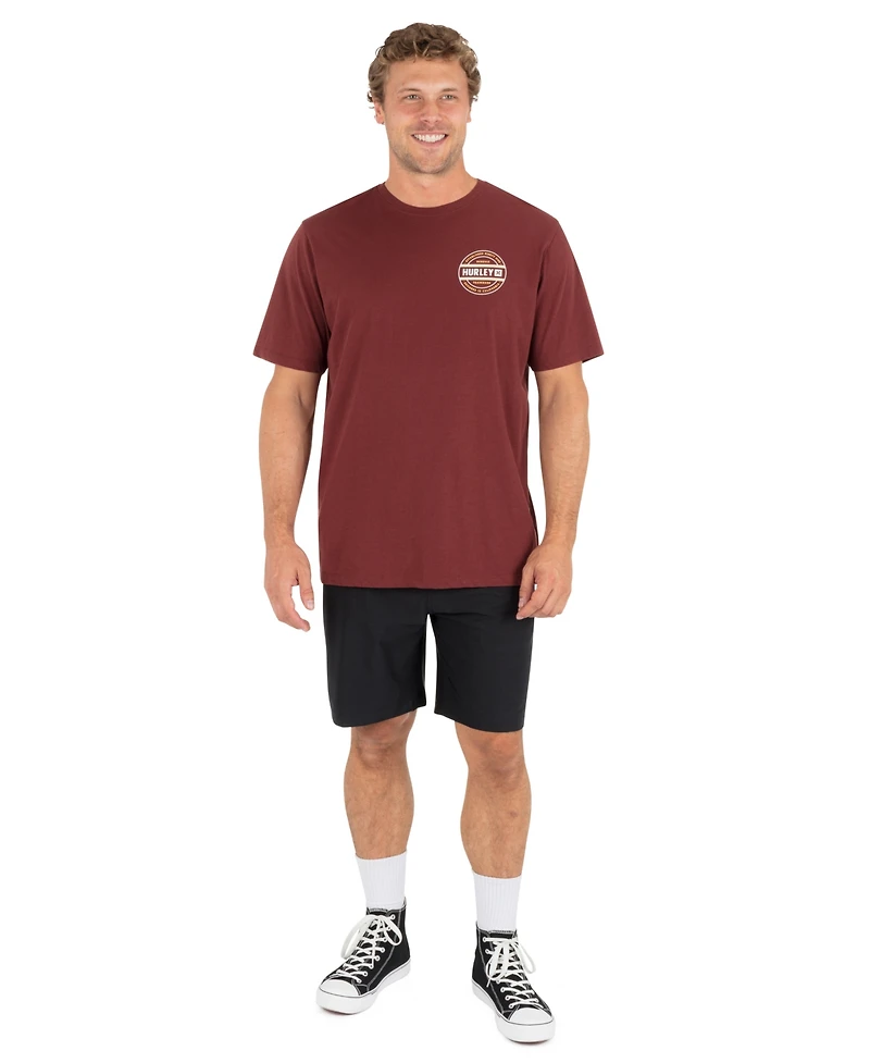 Hurley Men's Classic Crewneck Short-Sleeve T-Shirt