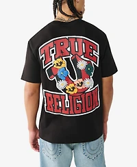 True Religion Men's Short-Sleeve Garden Horseshoe T-Shirt