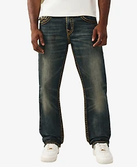 True Religion Men's Ricky Super T-Straight Flap Jeans