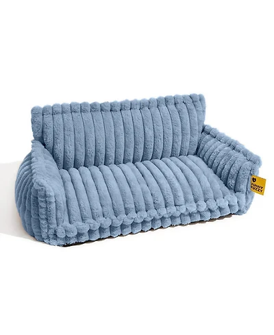 FunnyFuzzy Washable Fluffy Dog Sofa Bed