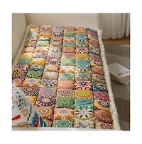 FunnyFuzzy Garden Chic Cotton Sofa Seat Pad