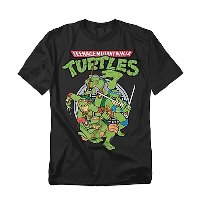 Teenage Mutant Ninja Turtles Men's Tmnt Group T-Shirt