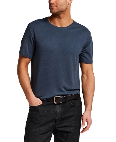 Vintage & Black Men's Horizontal Ribbed T-Shirt