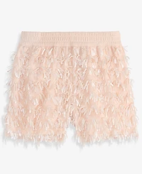 Women's Sequin Fringe Pull-On Shorts, Macy's Exclusive- Molly Rogers Capsule Collection