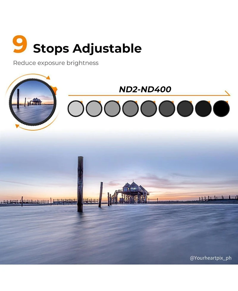 K&F Concept Nano-x Pro Variable Nd Filter (95mm, 1- to 9-Stop)