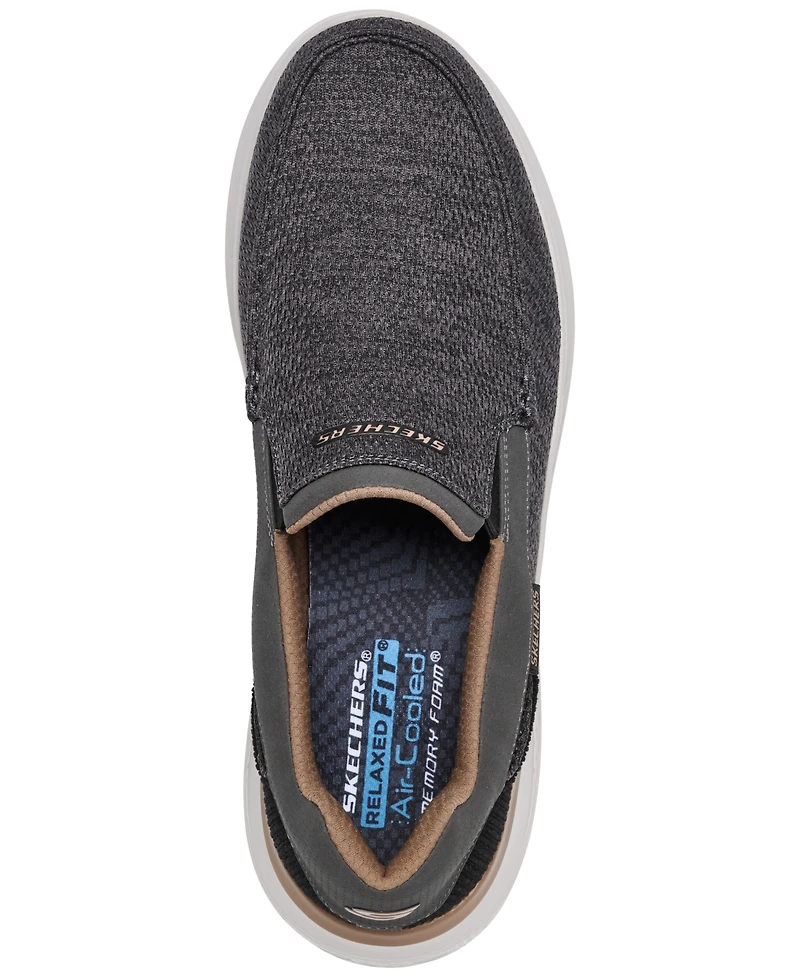Skechers Men's Relaxed Fit: Hasting - Marco Slip-On Moc Casual Sneakers from Finish Line