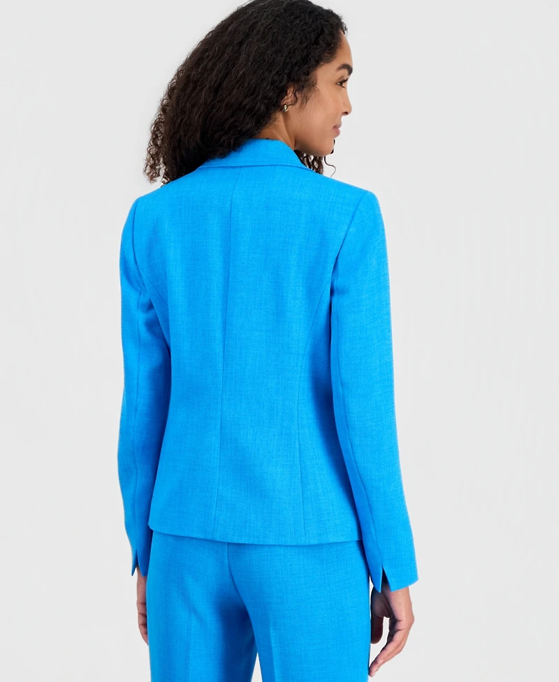Kasper Women's Notched-Collar One-Button Jacket