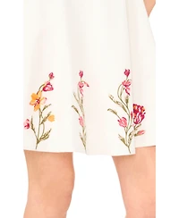 CeCe Women's Embroidery Square Neck Dress