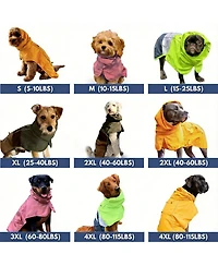 Aronkl Dog Raincoat - Waterproof, Windproof, Reflective, Breathable, Coverage