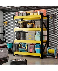 Yigii Metal Garage Shelving, Adjustable, Easy Assembly