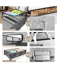 Mega Casa Under Bed Storage Containers with Wheels, Under Bed Organizer Drawer for Clothes, Toy, 2 Packs