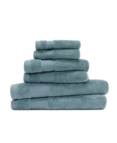 ienjoy Home 6-Pc. Cotton Bath Towel Set, 54" x 30"