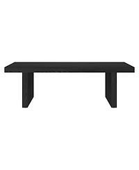 Hudson & Canal Soren 48" Wide Rectangular Fluted Coffee Table