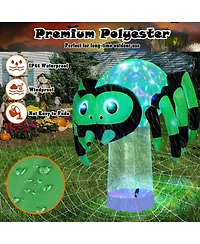 6 ft Halloween Inflatable Spider Pre-Lit Floating Decoration w/