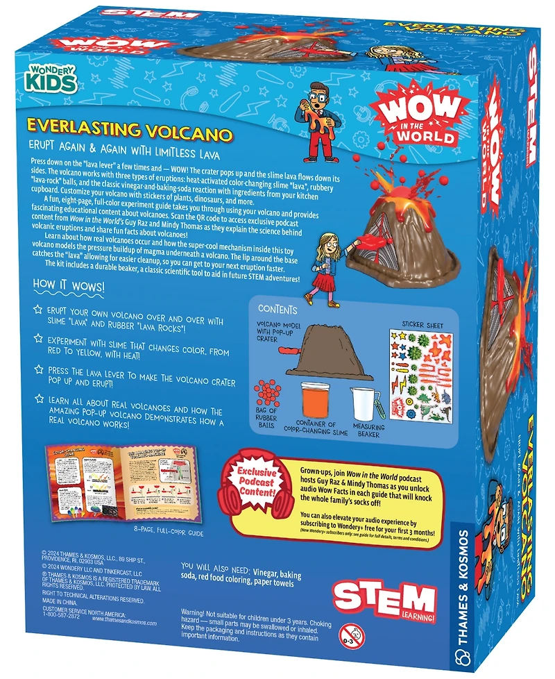 Thames & Kosmos Wow in the World Everlasting Volcano Toy