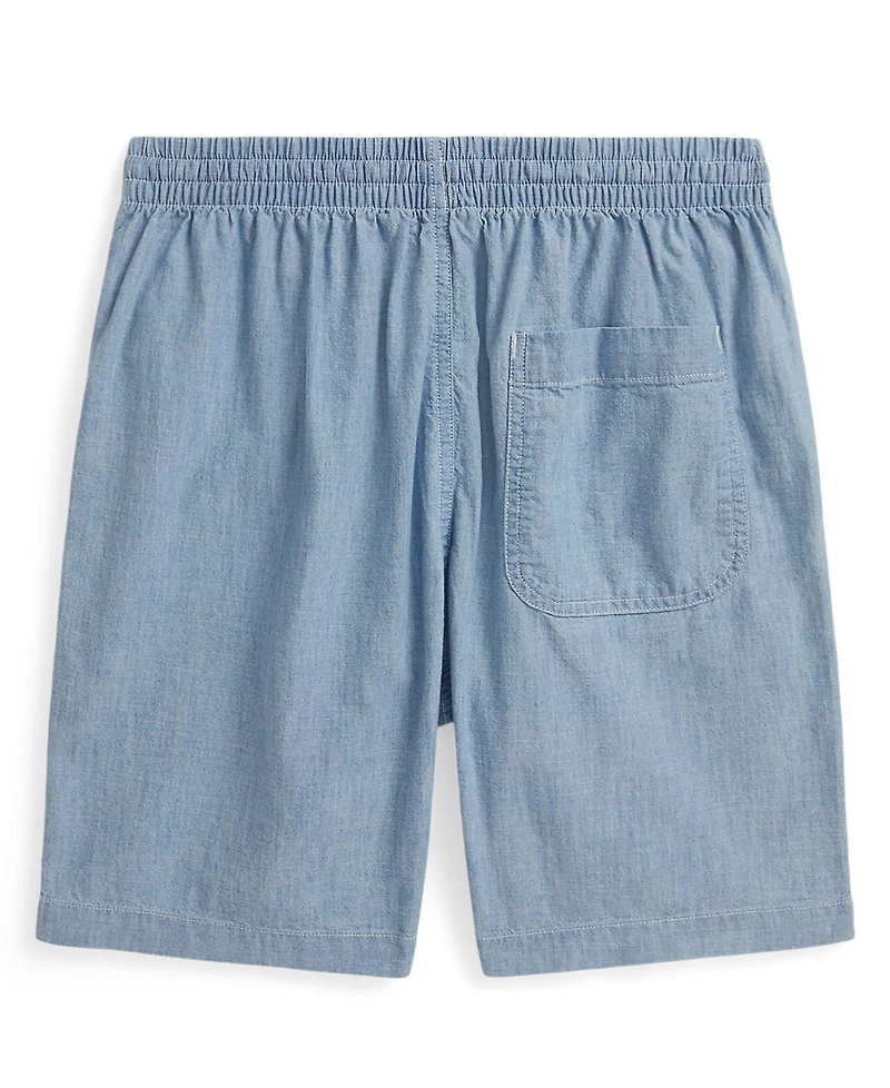 Polo Ralph Lauren Boys' 8-20 Big-Fit Cotton Chambray Shorts
