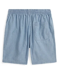 Polo Ralph Lauren Boys' 8-20 Big-Fit Cotton Chambray Shorts