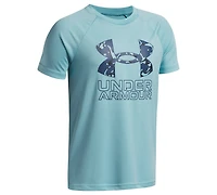 Under Armour Boys 7-20 Tech Hybrid Print Logo Graphic Short-Sleeve T-Shirt
