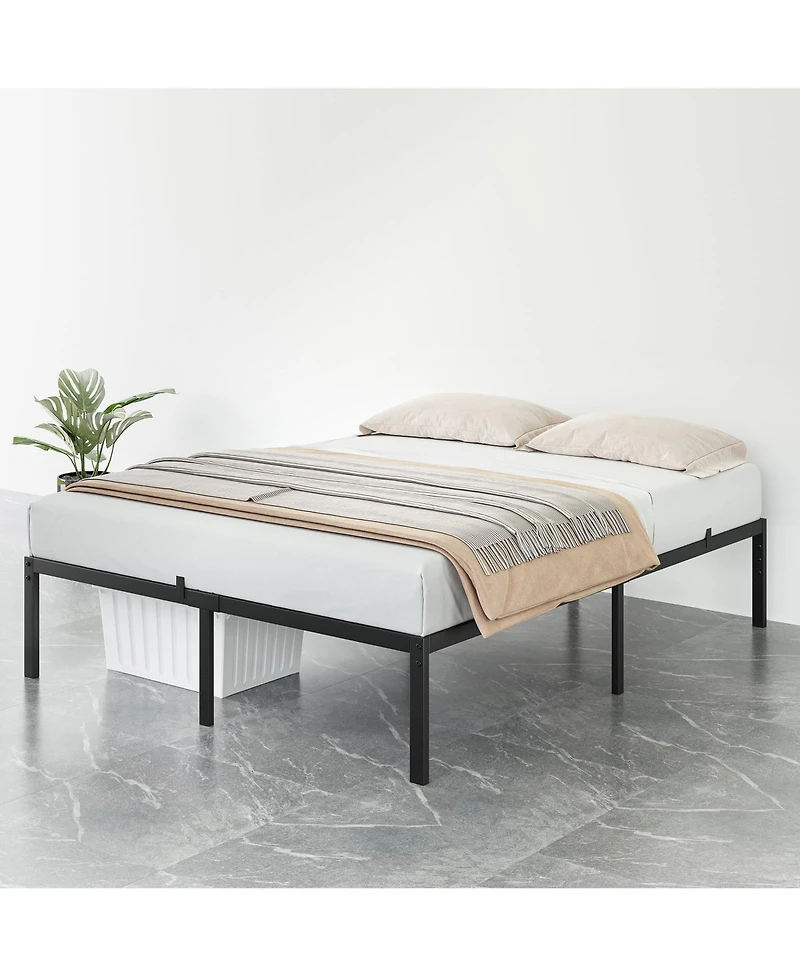 gaomon 14 Inch Metal Bed Frame-High Profile-Heavy Duty Sturdy Platform-Easy Assembly