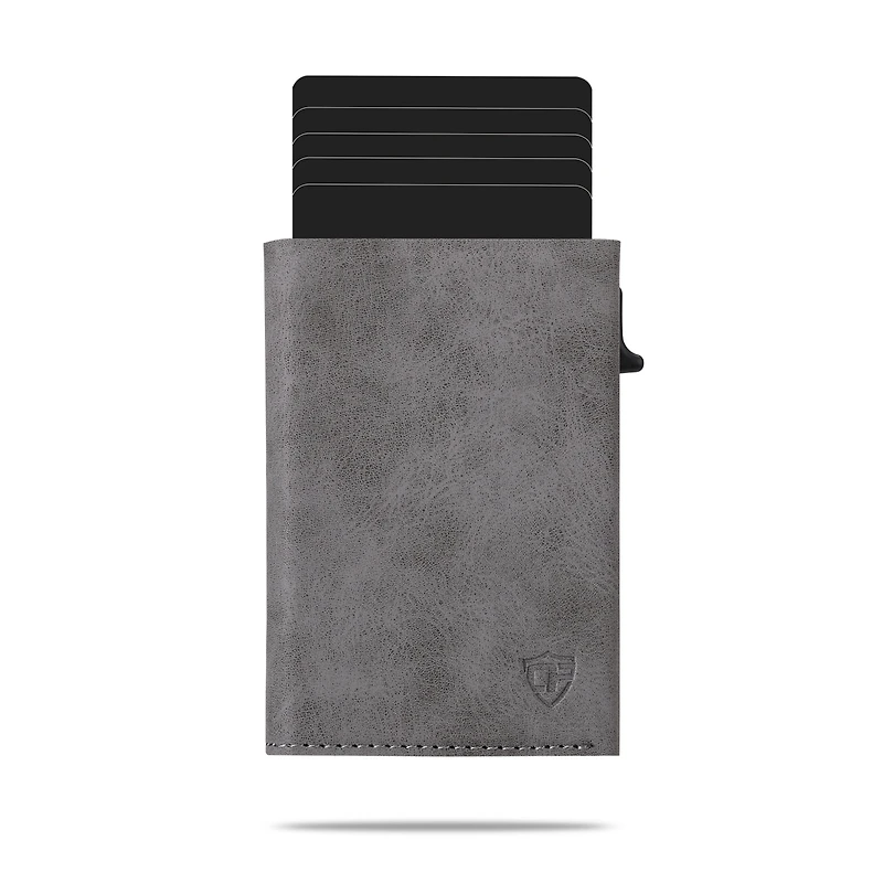 Conceal Plus Men's Card Block Wallet Rfid Blocking Credit Holder Pu Leather