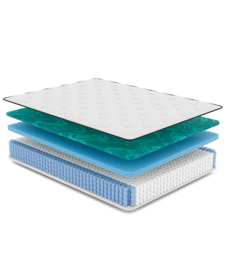 Diamond Mattress Zen 11" Hybrid Cool Medium Pillow Top Mattress, Twin Xl
