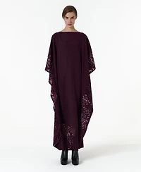 Leem Women's Laser-Cut Kaftan Dress