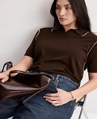 Mango Women's Contrasting Stripes Sweater