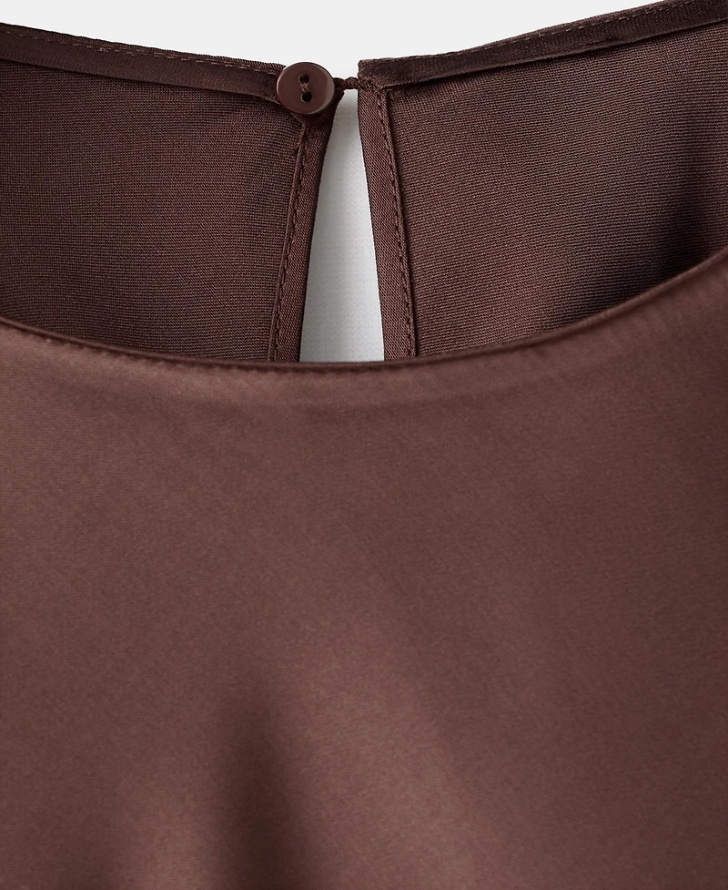 Mango Women's Long Flared Dress