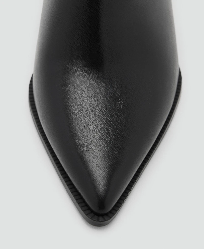 Mango Women's Block Heel Ankle Boots