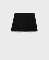 Mango Women's Pleated Mini-Skirt