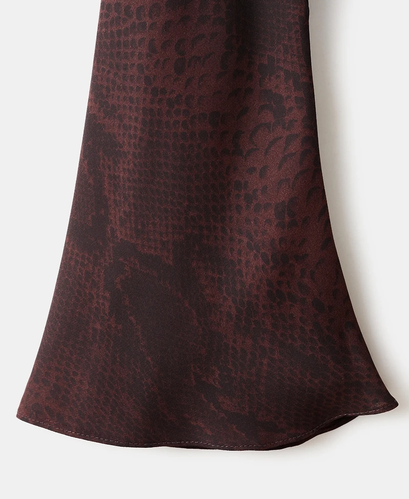 Mango Women's A-Line Animal-Print Dress