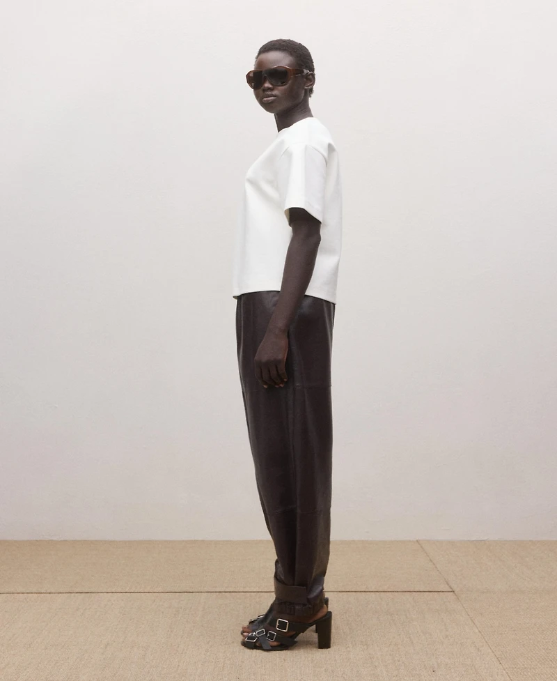 Mango Women's Short-Sleeved Cotton T-Shirt