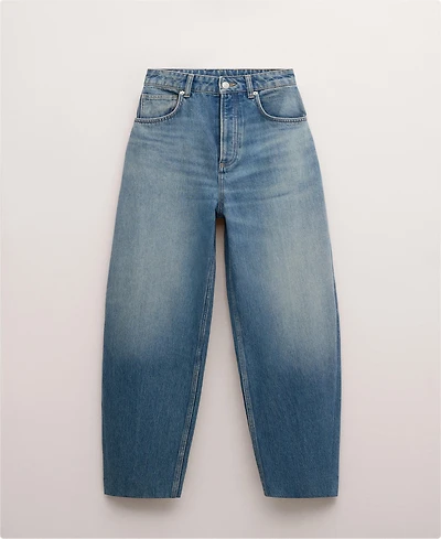 Mango Women's High-Rise Balloon Jeans