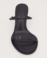 Mango Women's Leather Strappy Buckle Sandals