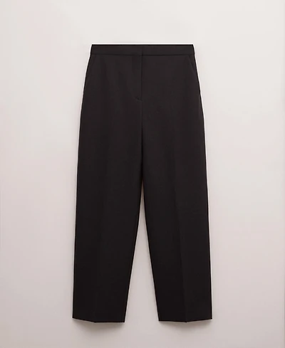 Mango Women's Wool Mid-Rise Dress Pants