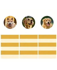 Aronkl Adjustable Hooded Raincoat for Medium Large Dogs with Reflective Edges