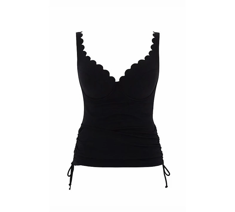 Panache Lingerie Women's Spirit Selena Underwire Scalloped Plunge Tankini Swim Bra