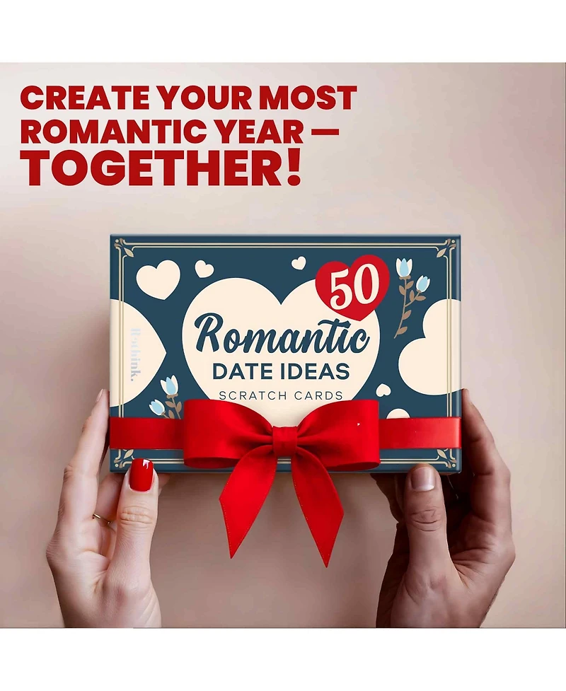 Quokka 50 Date Night Ideas – 50 Scratch-Off Romantic Couple Gifts – Unique Couples Game