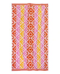 The Beach House Sun Stripe Cotton Beach Towel, 40" x 70"