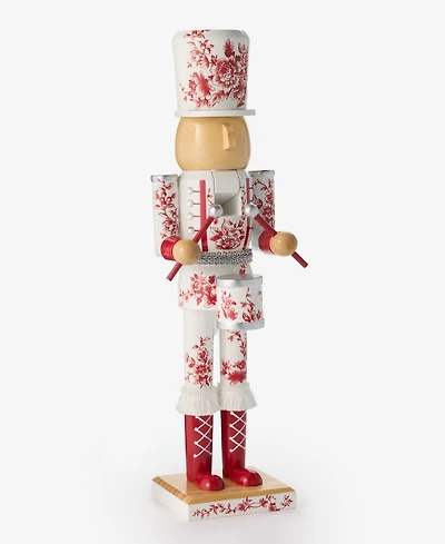 Holiday Lane Heritage Floral Drummer Nutcracker, Macy's Exclusive