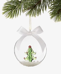 Holiday Lane Cozy Cabin Tree Inside Ball Ornament, Macy's Exclusive