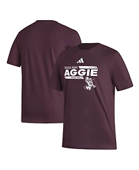 Adidas Men's Maroon Texas A&M Aggies Ol' Sarge Basketball T-Shirt
