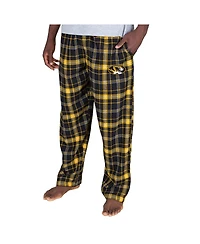 Concepts Sport Men's Black/Gold Missouri Tigers Ultimate Flannel Pants