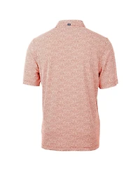 Cutter & Buck Men's Orange Tampa Bay Buccaneers Throwback Logo Virtue Eco-Pique Botanical Polo Shirt